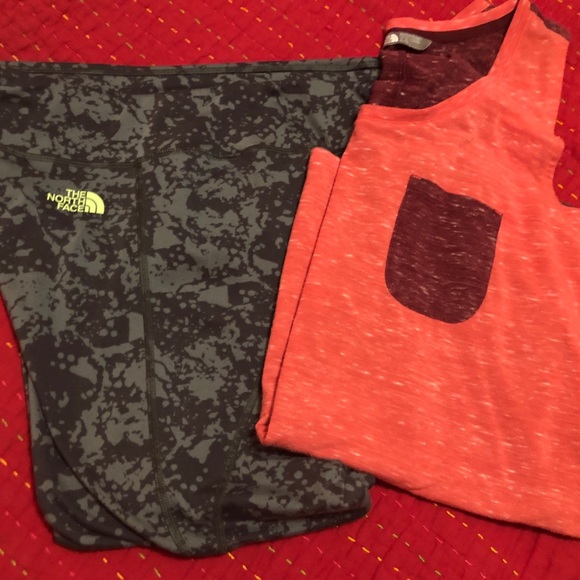 🚫Sold 🚫North Face Bundle Slub Tank &Capri XL - Picture 6 of 8